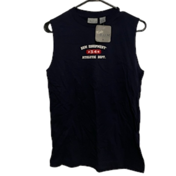 BUM Other - NWT Bum Equipment Navy Blue Sleeveless Tank Top Size 10/12 Large